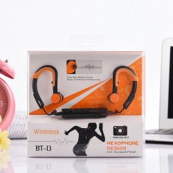 Bluetooth Stereo Wireless Sports Headset BT13 (Orange)